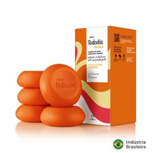 Jabón Vegetal Puro Natura - Tododia Energy Flor de Jengibre y Mandarina x5 Unid.