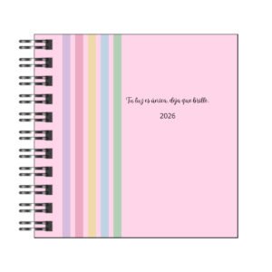 AGENDA 15x15 2026 – DISEÑO TONOS PASTEL