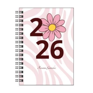 AGENDA A5 2026 – DISEÑO FLORAL 2