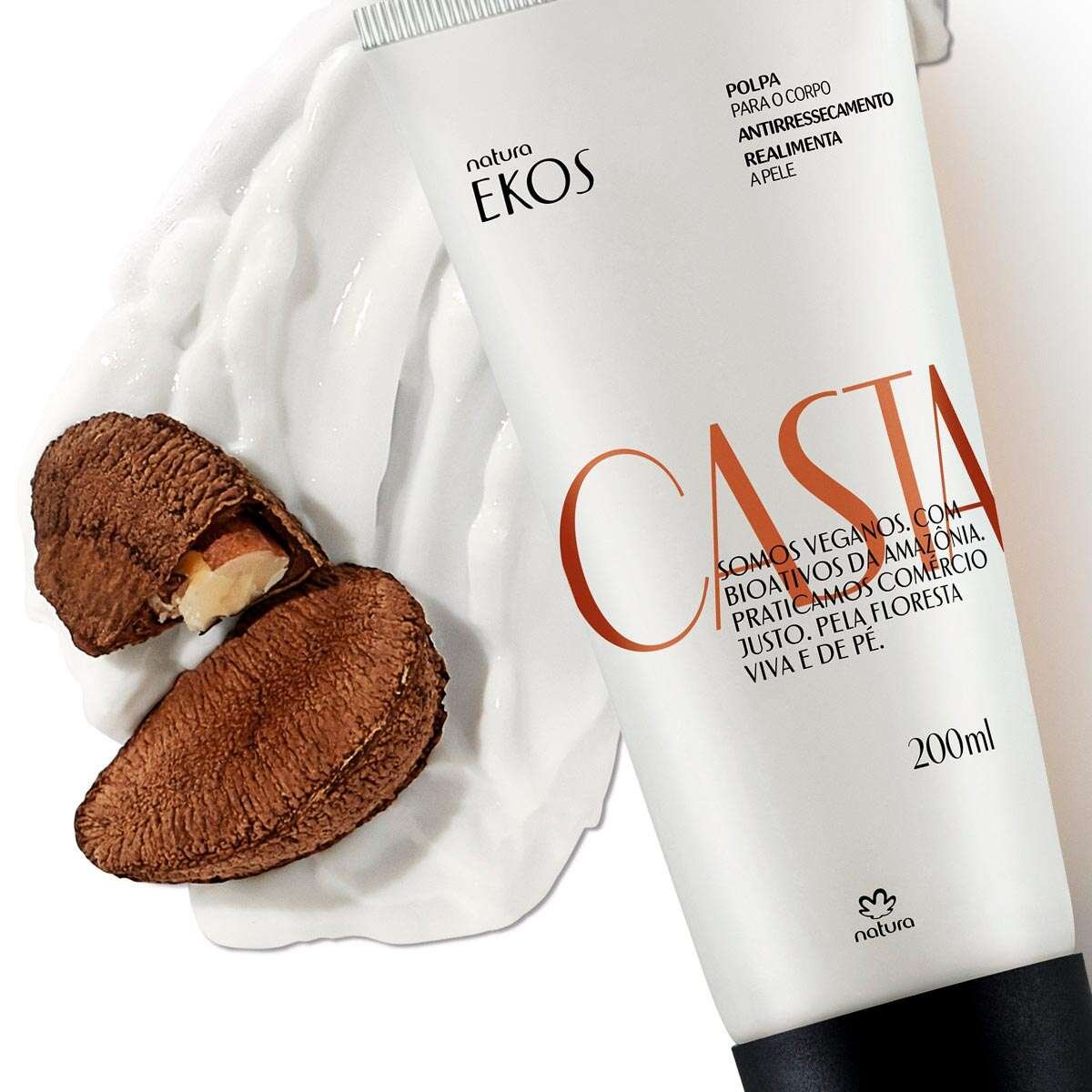 Crema Corporal Natura Ekos Castaña 200 ml - Imagen 2